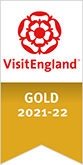 VisitEngland Visitor Attraction – Gold Accolade 2021-22